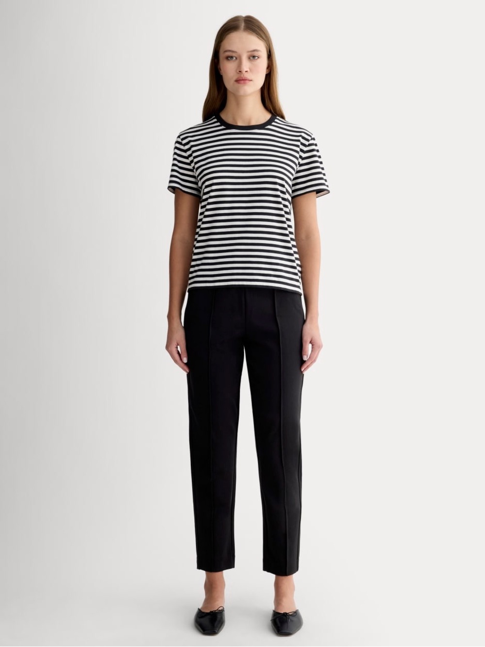 Everlane The Dream Pant Black Size M Tapered Pull On Stretch Pants - Picture 16 of 16
